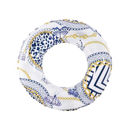 Надувной круг для плавания Jilong Бабочки 90 см синий