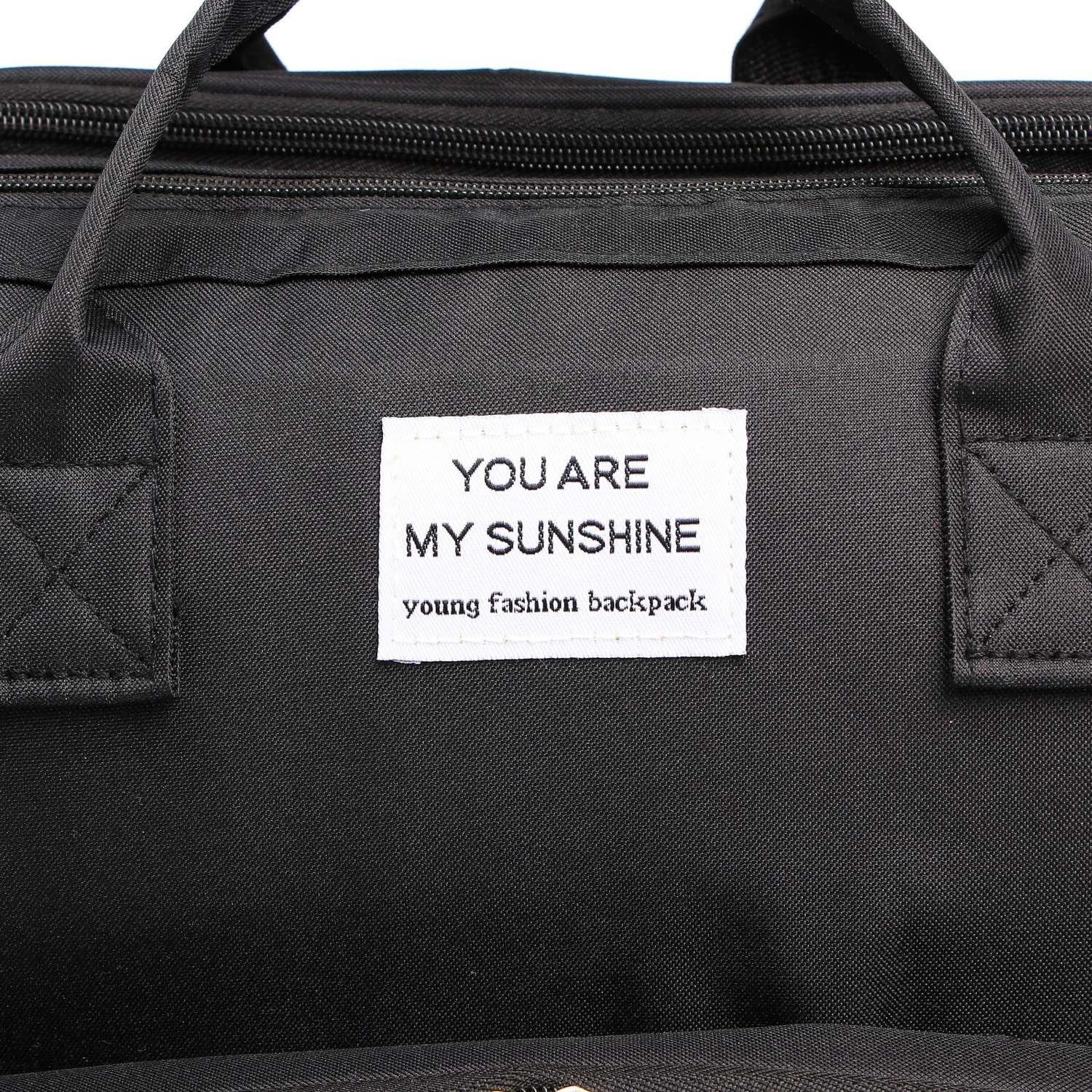 Сумка-рюкзак Sima-Land с пеленальным ковриком цвет черный - фото 10