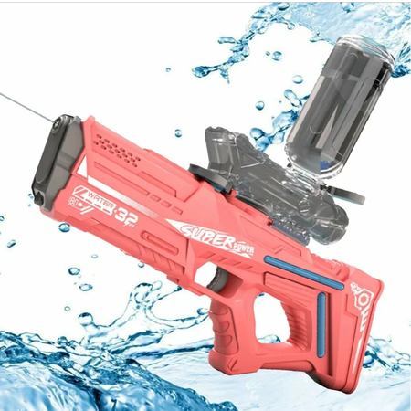 Водяной пистолет детский Play Cool электрический красный