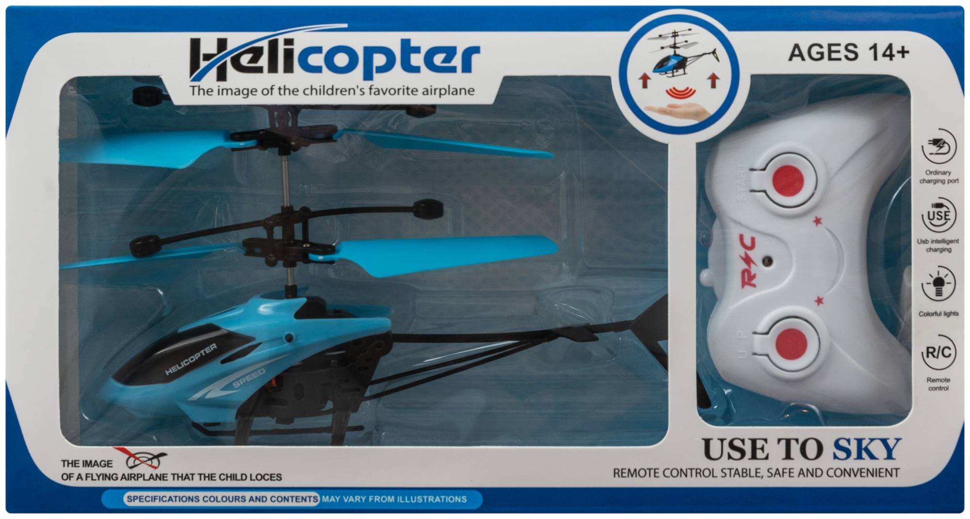 Вертолет на пульте цвет синий ГлавИгрушка LA 1002 BL - фото 4