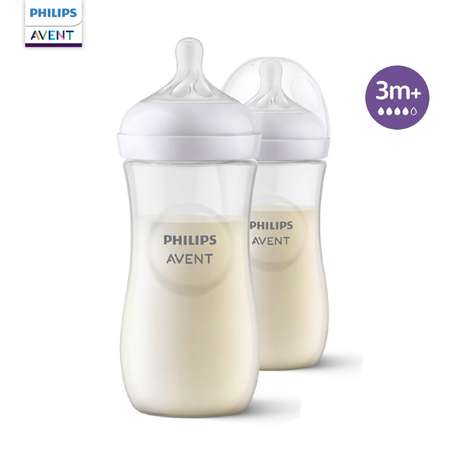 Бутылочка для кормления Philips Avent Natural Response 330мл с 3месяцев 2шт SCY906/02