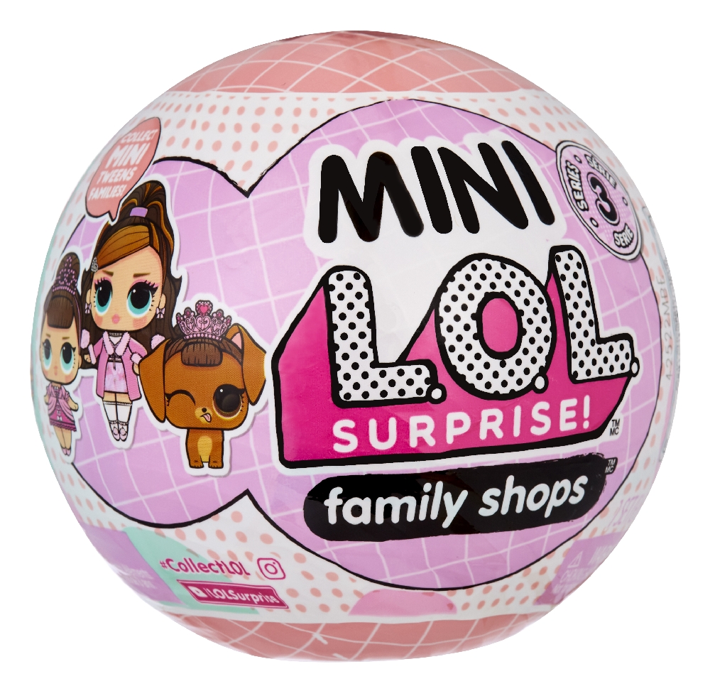 Игрушка LOL Surprise Mini Family Шар в непрозрачной упаковке (Сюрприз)  588467EUC купить по цене 1599 ₽ в интернет-магазине Детский мир