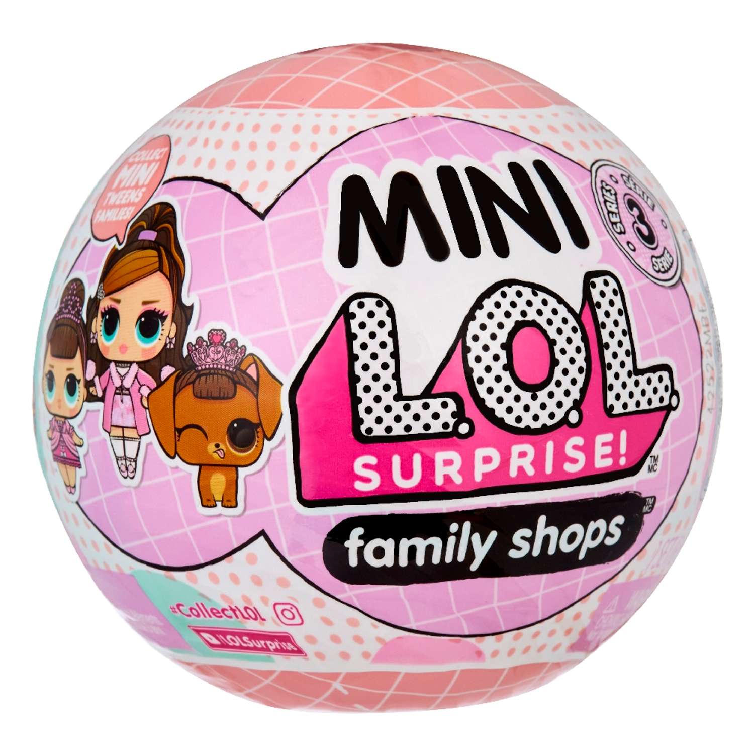 Игрушка LOL Surprise Mini Family Шар в непрозрачной упаковке (Сюрприз) 588467EUC 588467EUC - фото 2