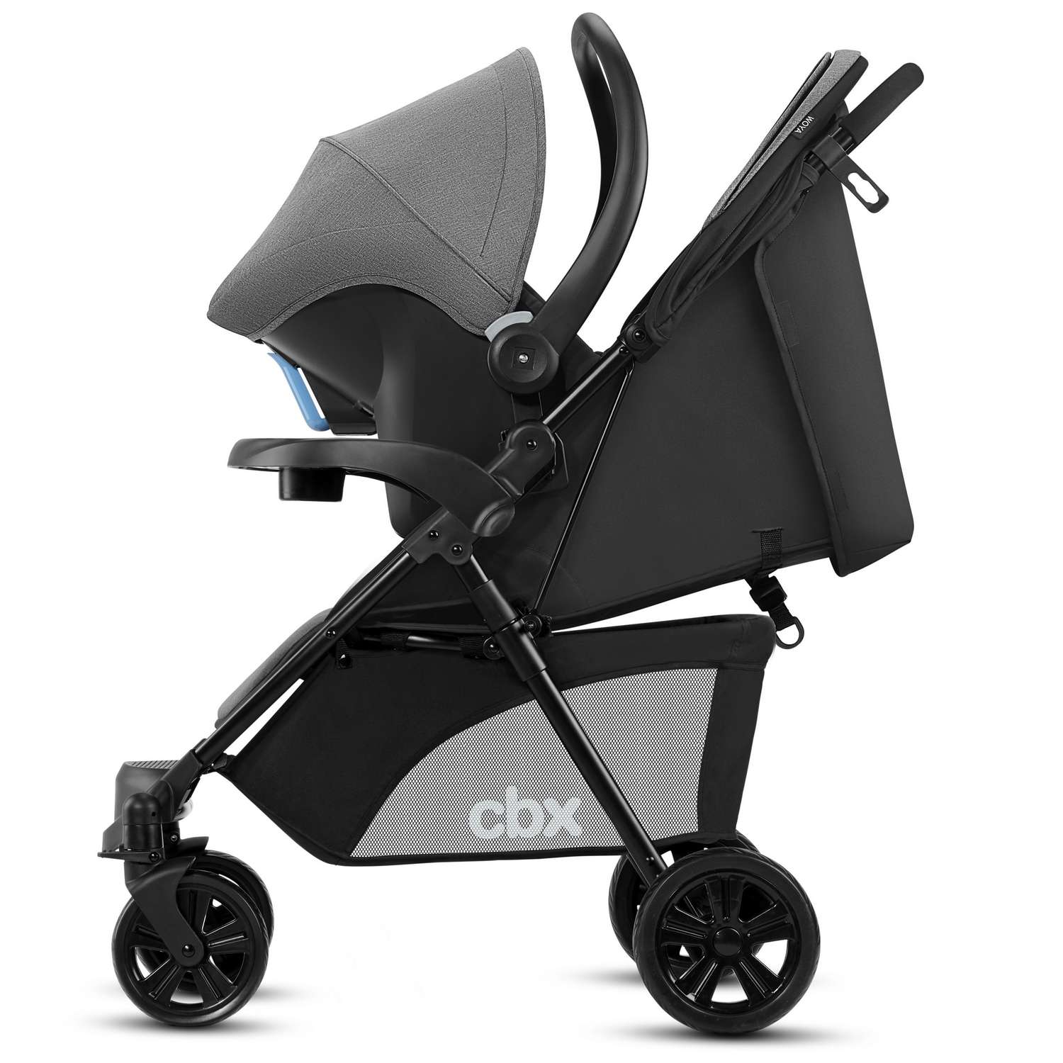 Система для путешествий CBX коляска и автокресло 0+ Woya Comfy Grey - фото 3