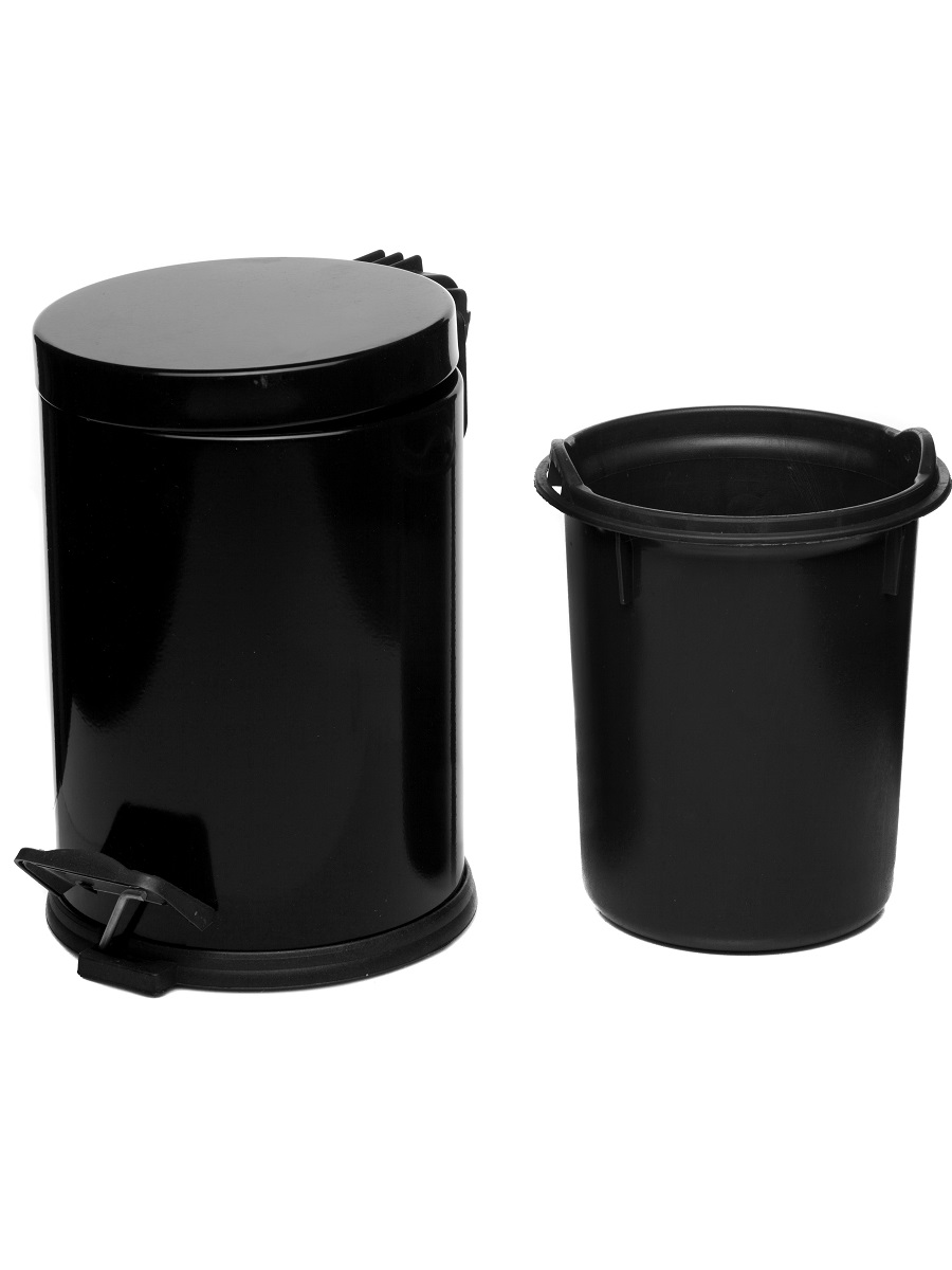 Ведро для мусора NAVAKO Aquila 3L Mini Black - фото 3