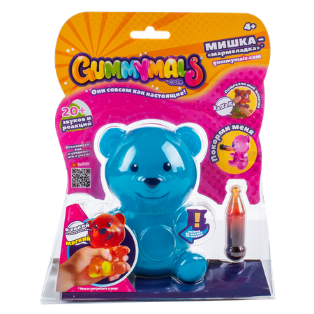 Игрушка Eolo Мишка тянучка Синий GUM001_2