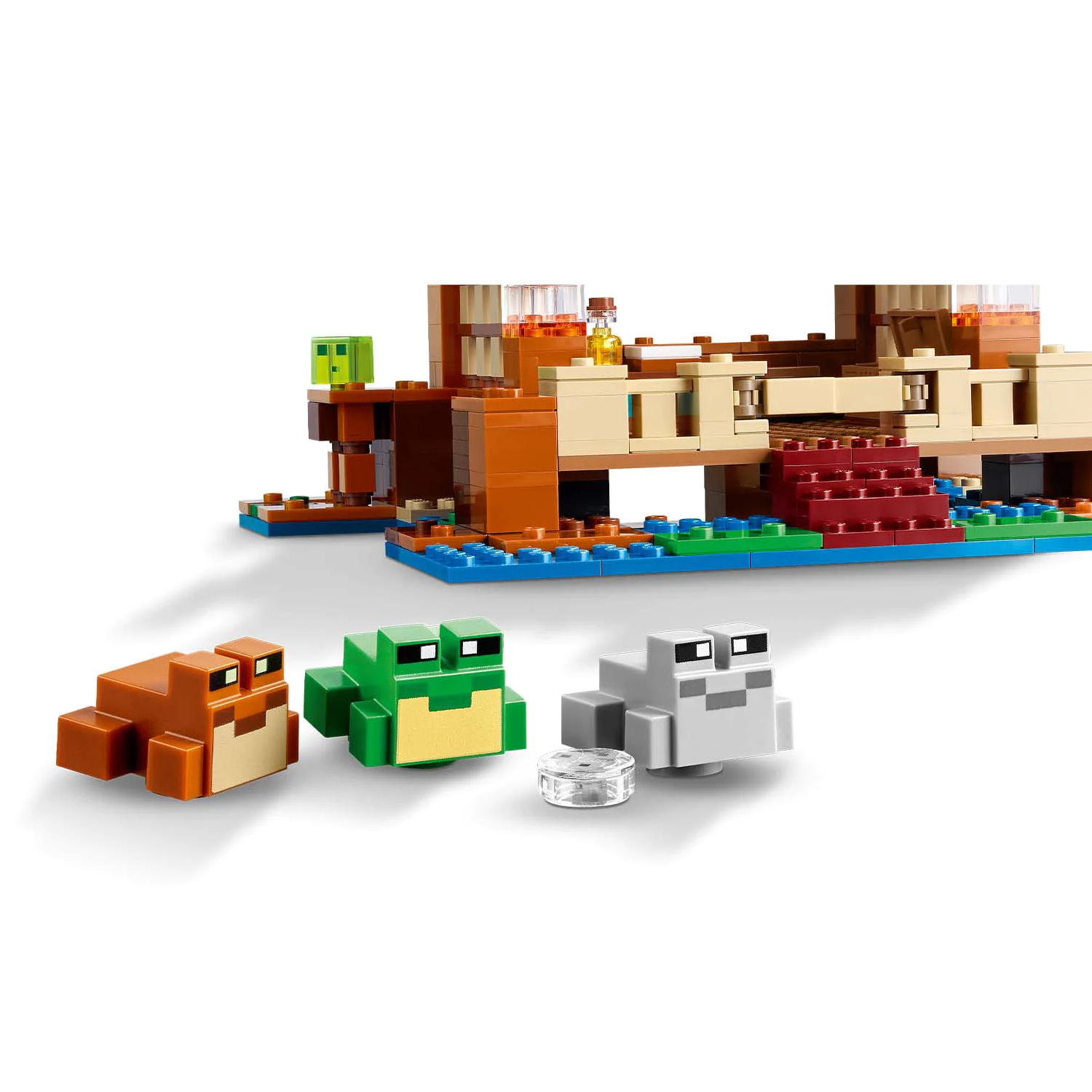 Конструктор детский LEGO Minecraft Лягушачий домик 21256 купить по цене  8396 ₽ в интернет-магазине Детский мир