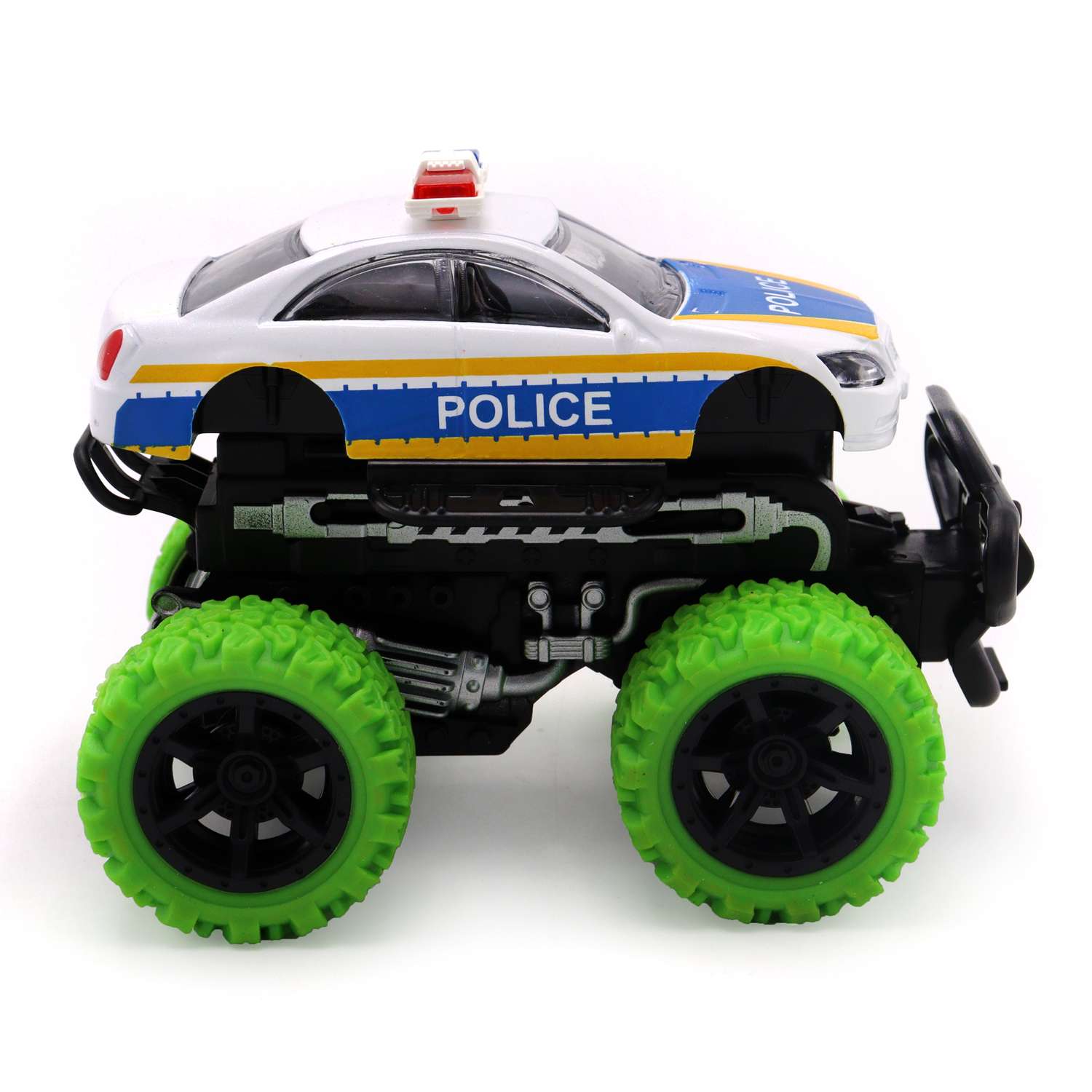 Машинка Funky Toys Полицейская с зелеными колесами FT8486-2 FT8486-2 - фото 2