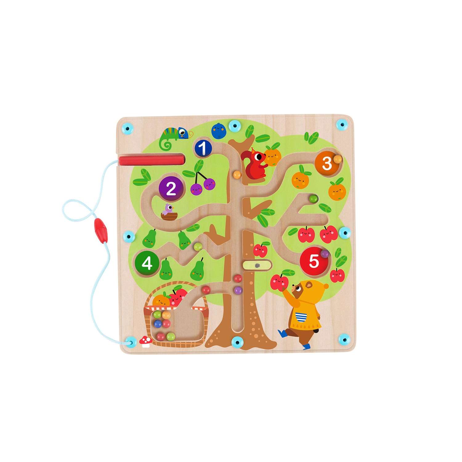 Игровой набор Tooky Toy TH687 Магнитная игра Дерево - фото 1