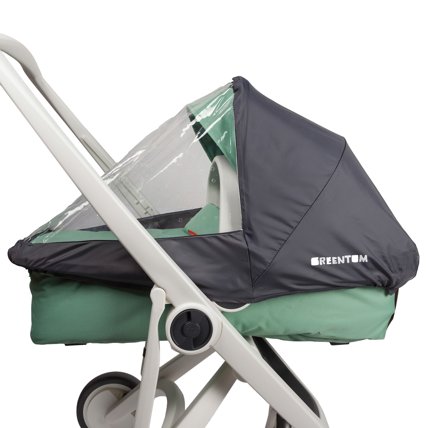 Дождевик Greentom Reversible Carrycot Прозрачный H - фото 2