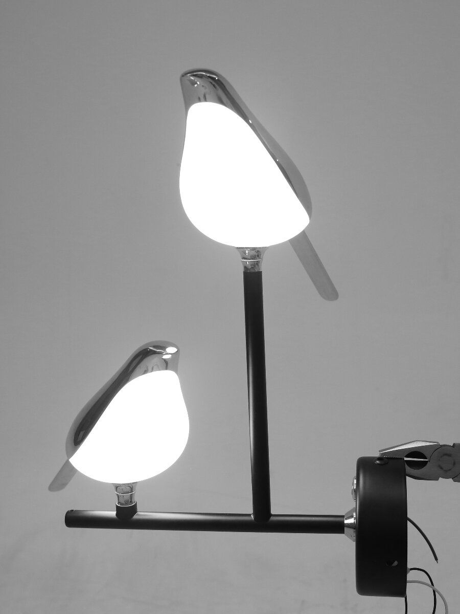 Настенный светильник LLL KW8038 Птицы с вращением на 360 градусов - фото 4