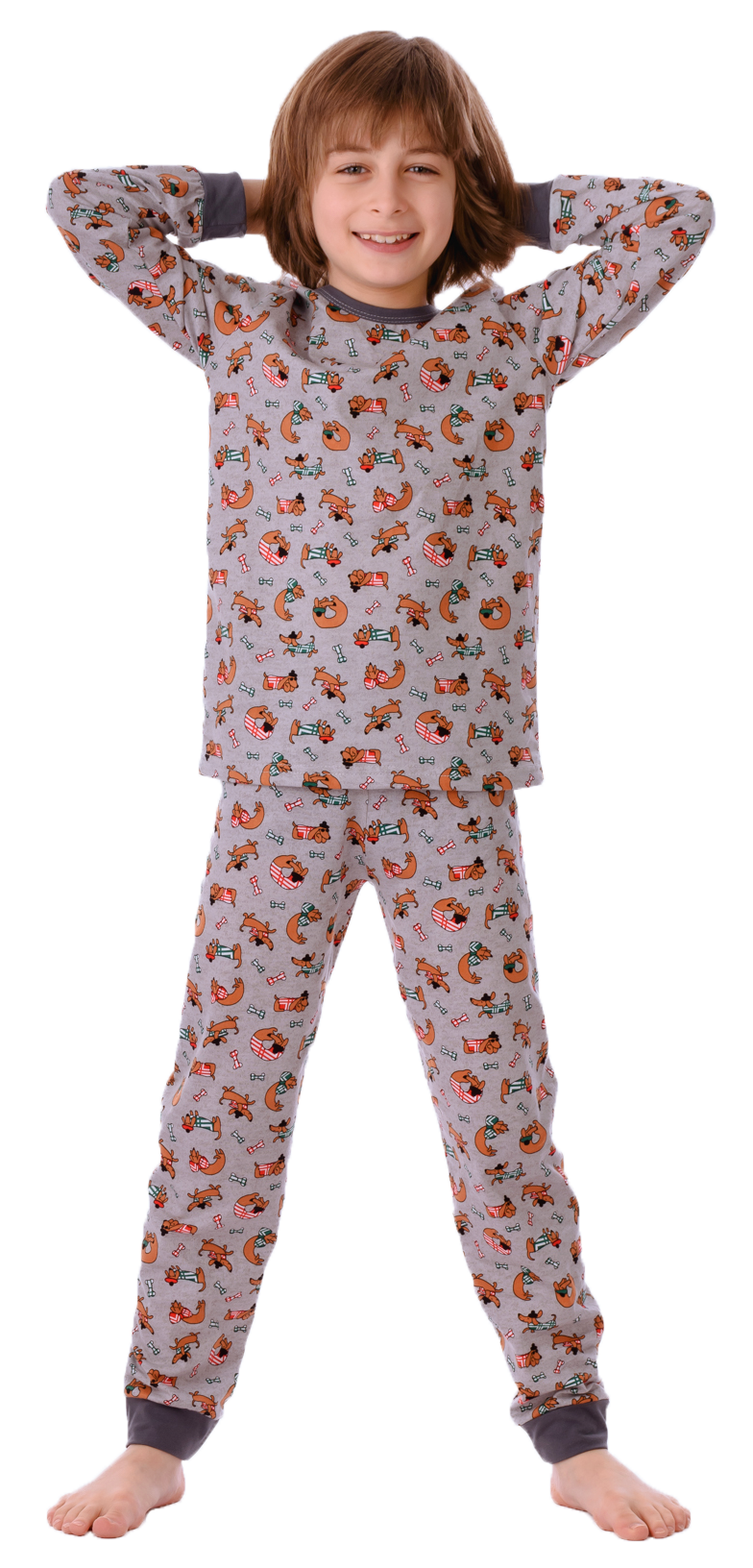 Лонгслив и брюки Bambak  Kids 500А-пижама - фото 1