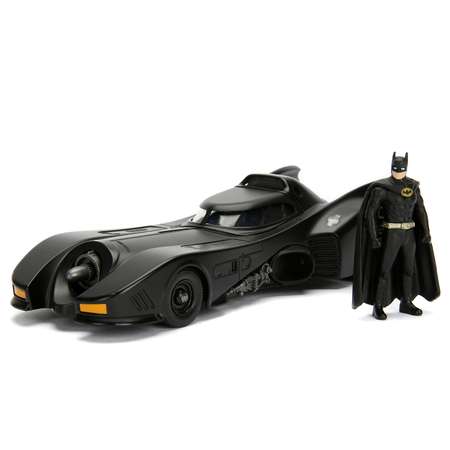 Автомобиль Jada Batmobile with Batman 1:24 черный