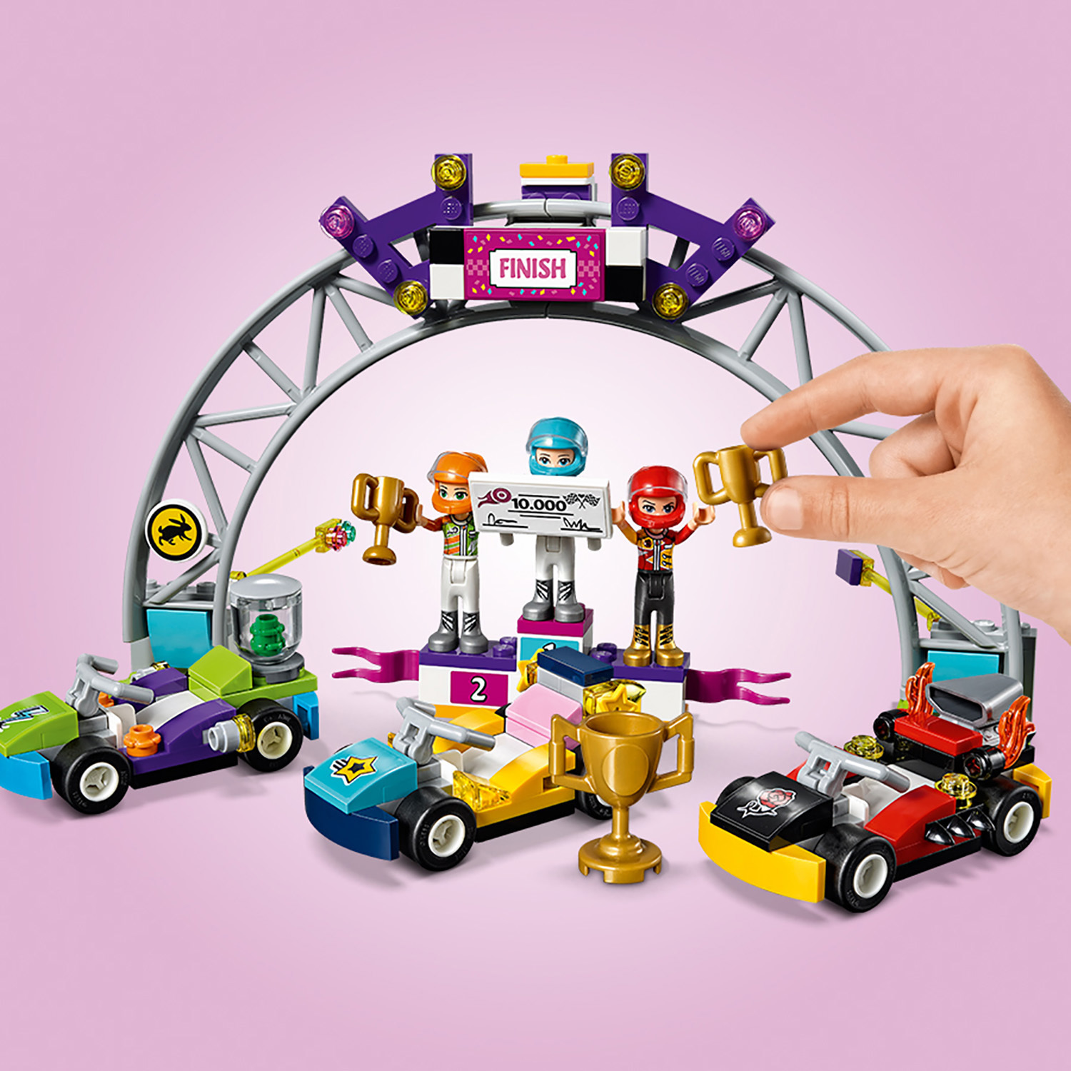 Конструктор LEGO Friends Большая гонка 41352 - фото 12