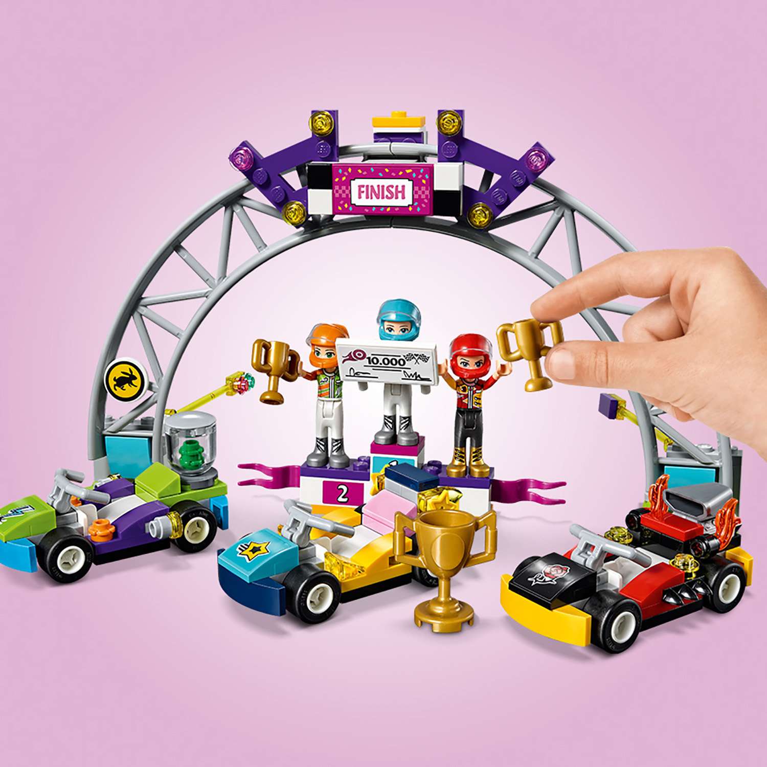 Конструктор LEGO Friends Большая гонка 41352 - фото 12