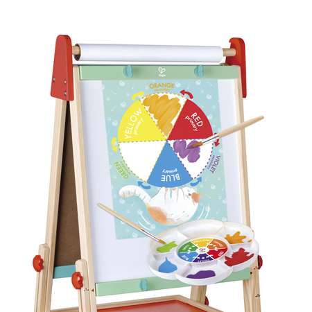Детский игровой набор HAPE для творчества и рисования Микс цветов с палитрой