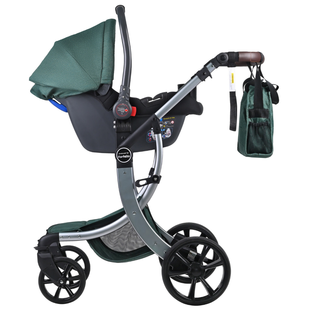 Автолюлька к коляске Aimile Farfello KS-2150/a evergreen - фото 8