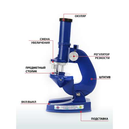 Игрушка Veld Co Умный микроскоп с аксессуарами 8 предметов