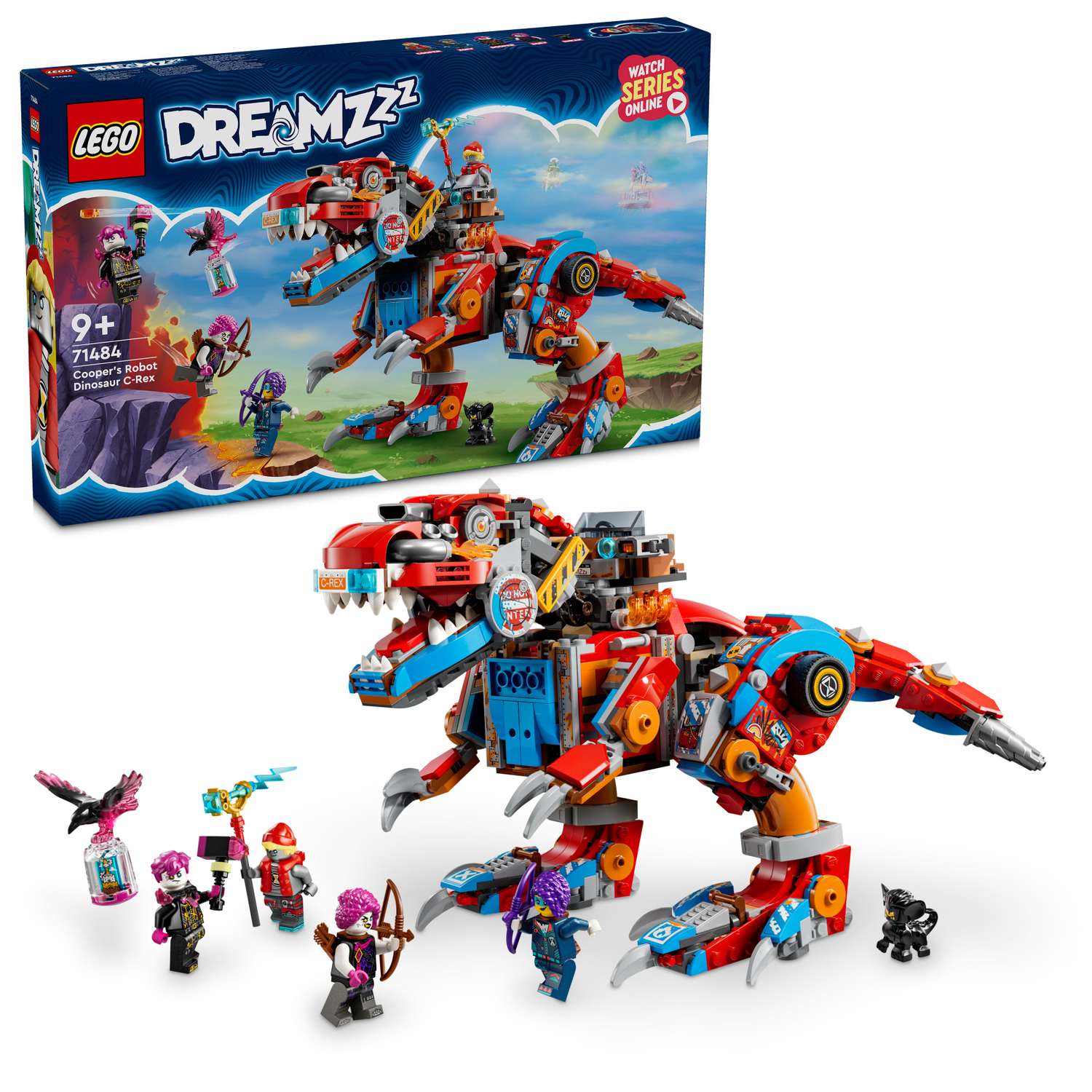 Конструктор LEGO Dreamzzz Робот-динозавр Купера C-Rex 71484 - фото 1