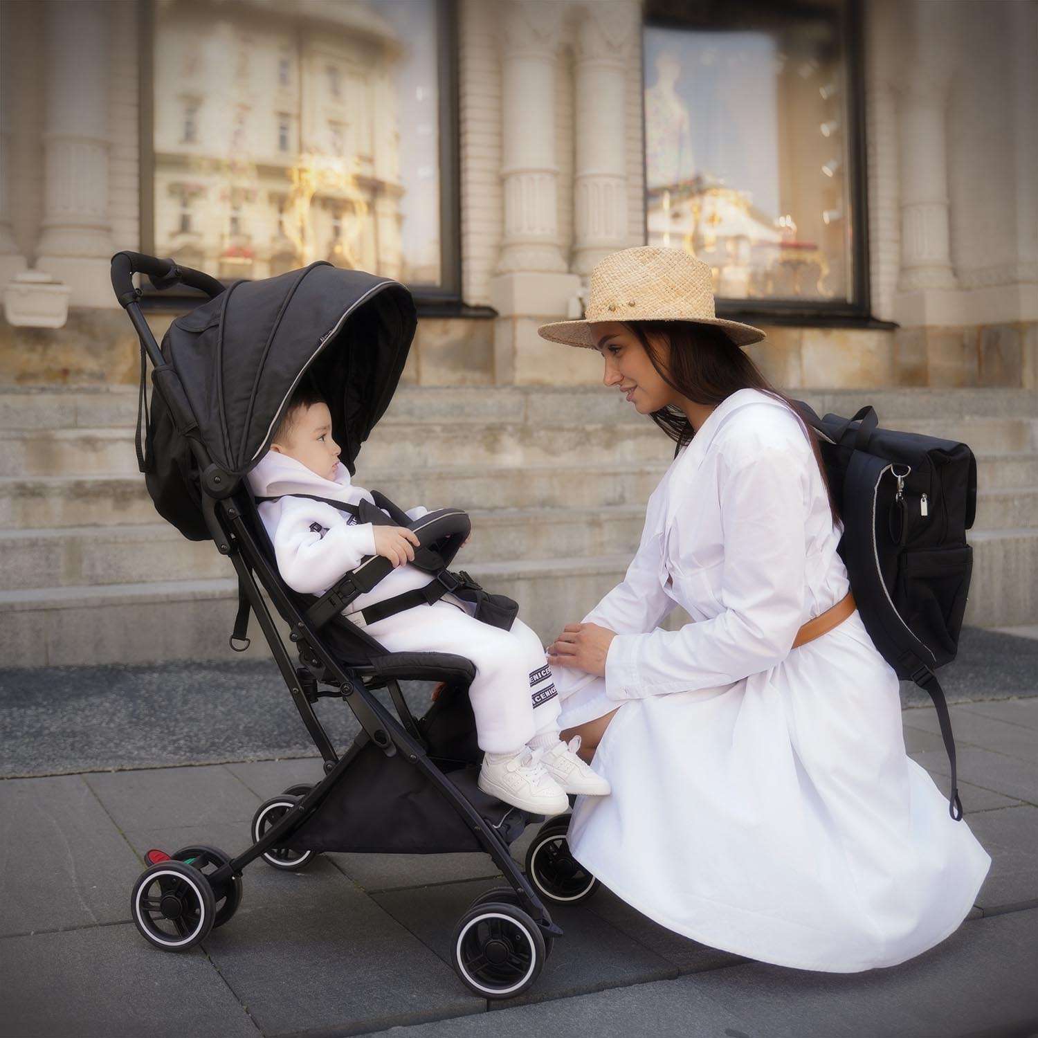 Коляска прогулочная Nuovita Vero Denim - фото 12