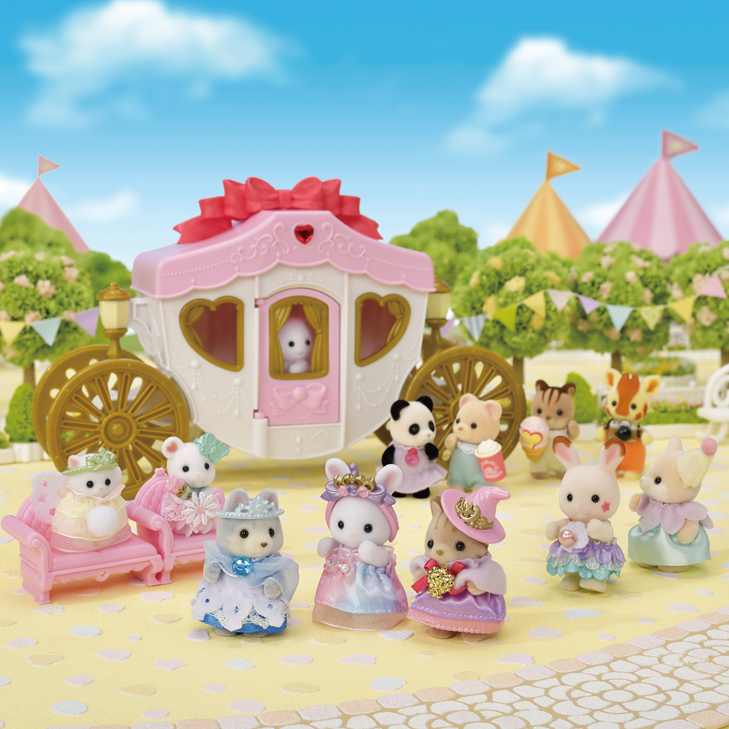 Набор Sylvanian Families Малышки принцессы 5703 - фото 4