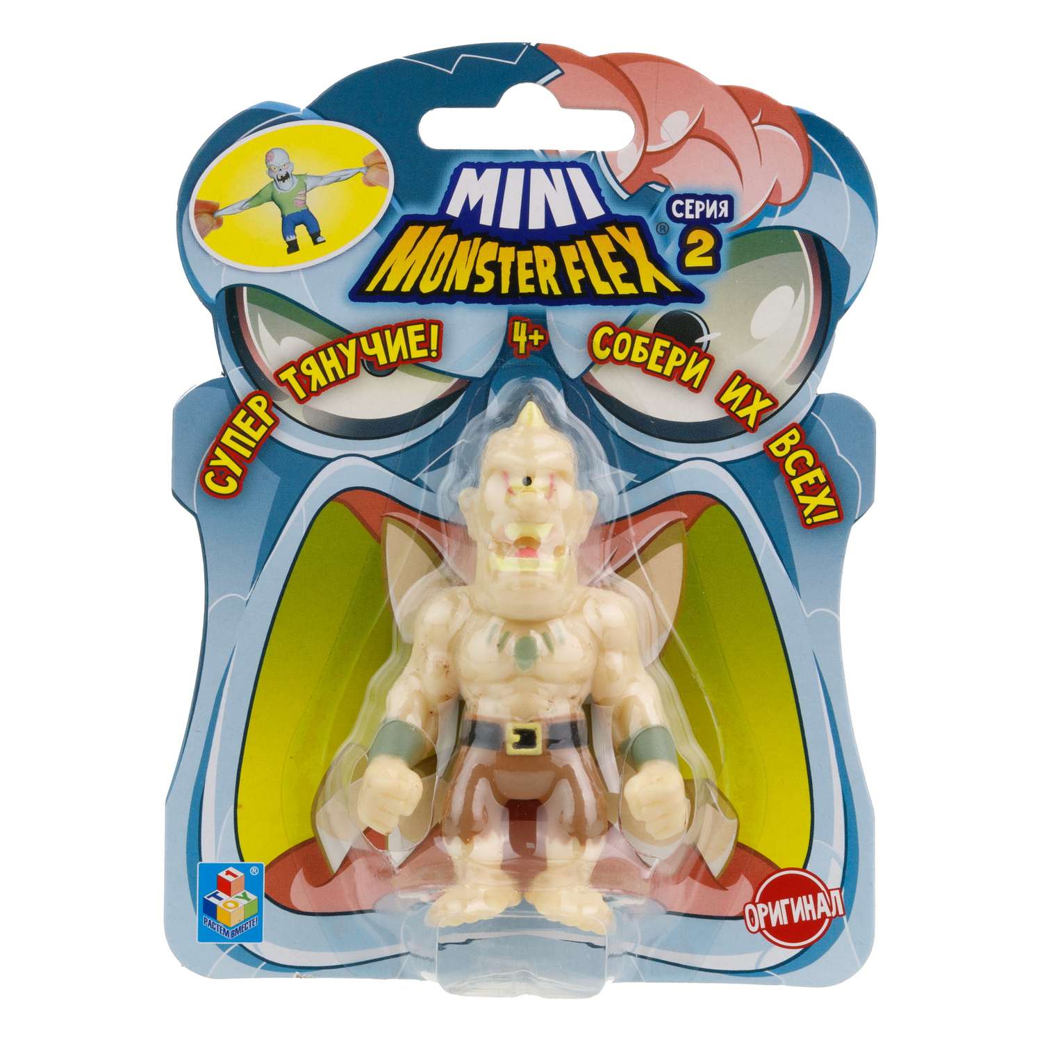 Игрушка тягун 1Toy Monster Flex Mini 2 в ассортименте Т23838 - фото 22