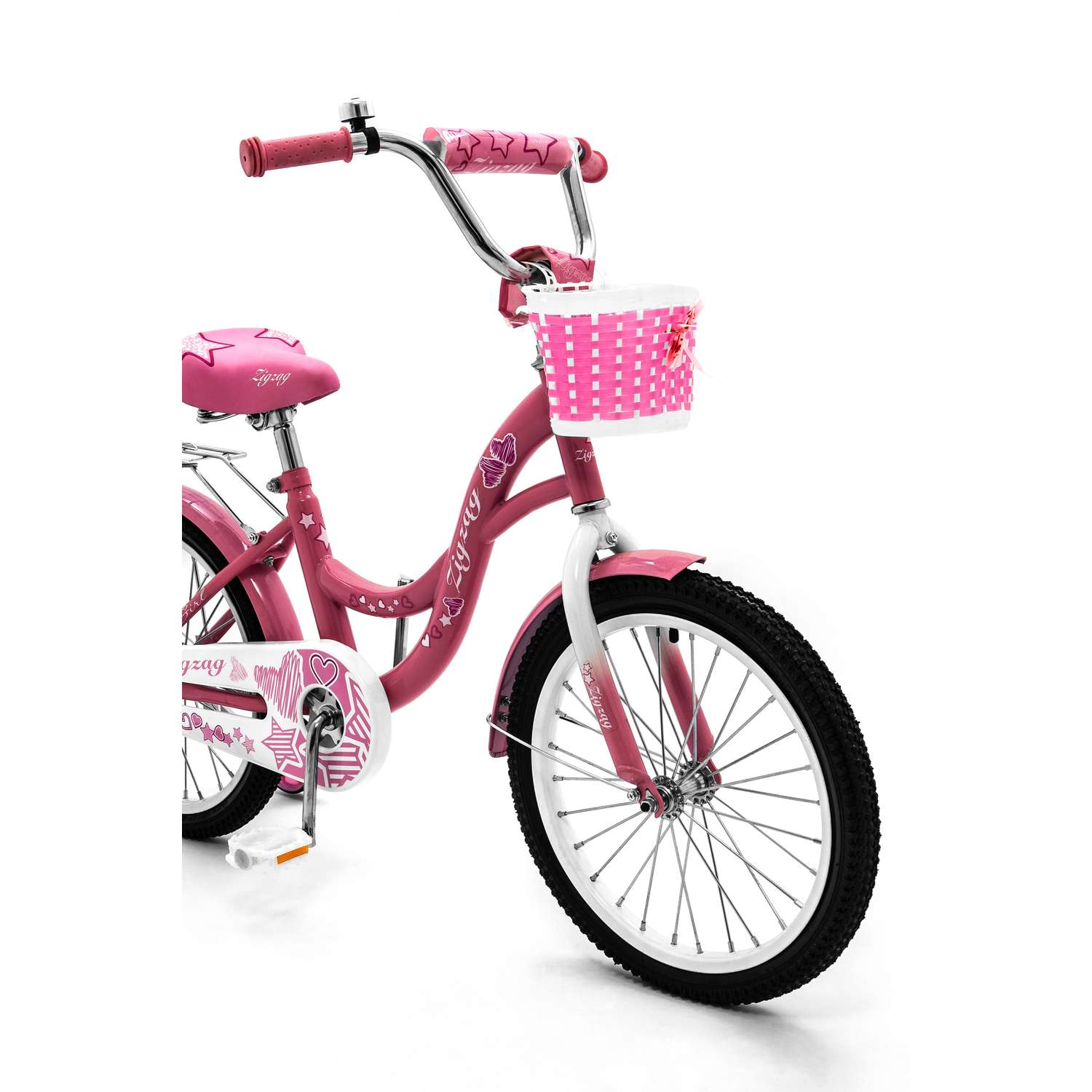 Велосипед ZigZag GIRL розовый 18 дюймов - фото 2