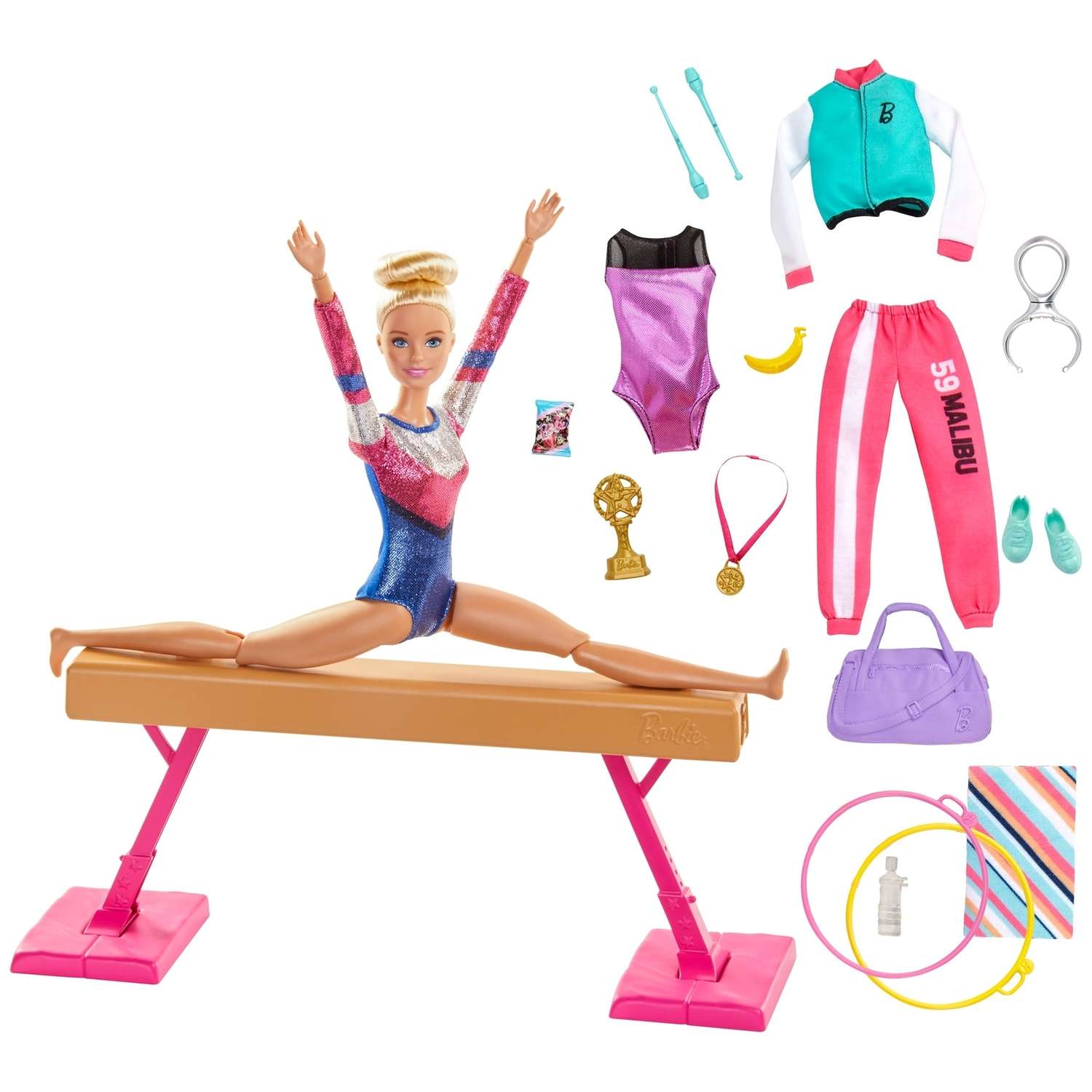 Набор игровой Barbie Гимнастка GJM72 GJM72 - фото 1