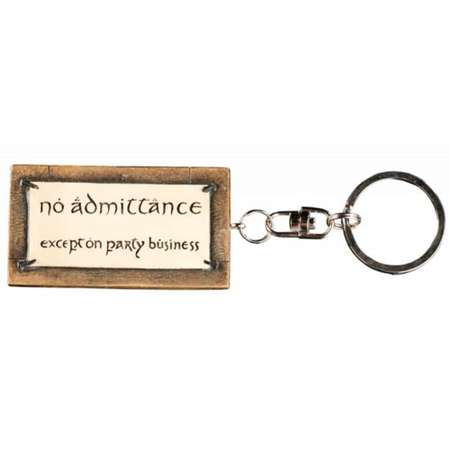 Брелок The Lord of the Rings Keyring No аdmittance
