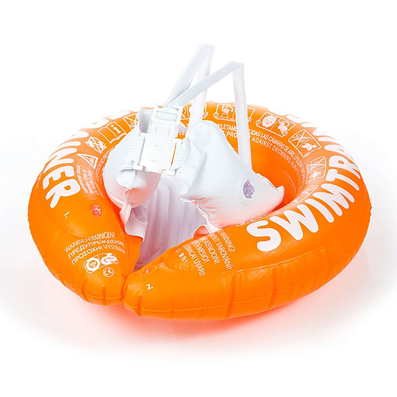 Круг надувной Freds Swim Academy Swimtrainer «Сlassic» для обучения плаванию (2-6лет) Оранжевый - фото 5