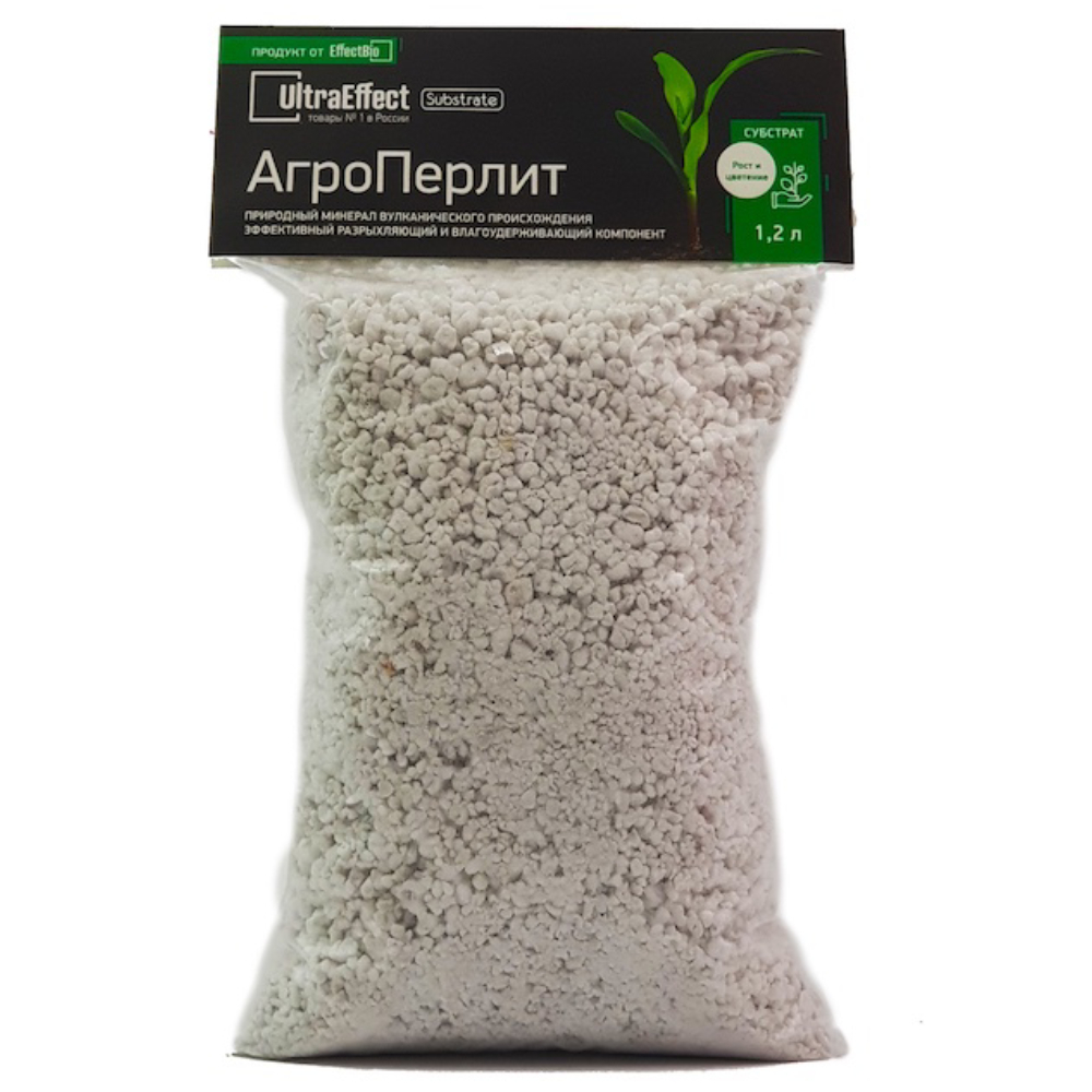 Субстрат EffectBio EcoLine АгроПерлит 1.2л - фото 1