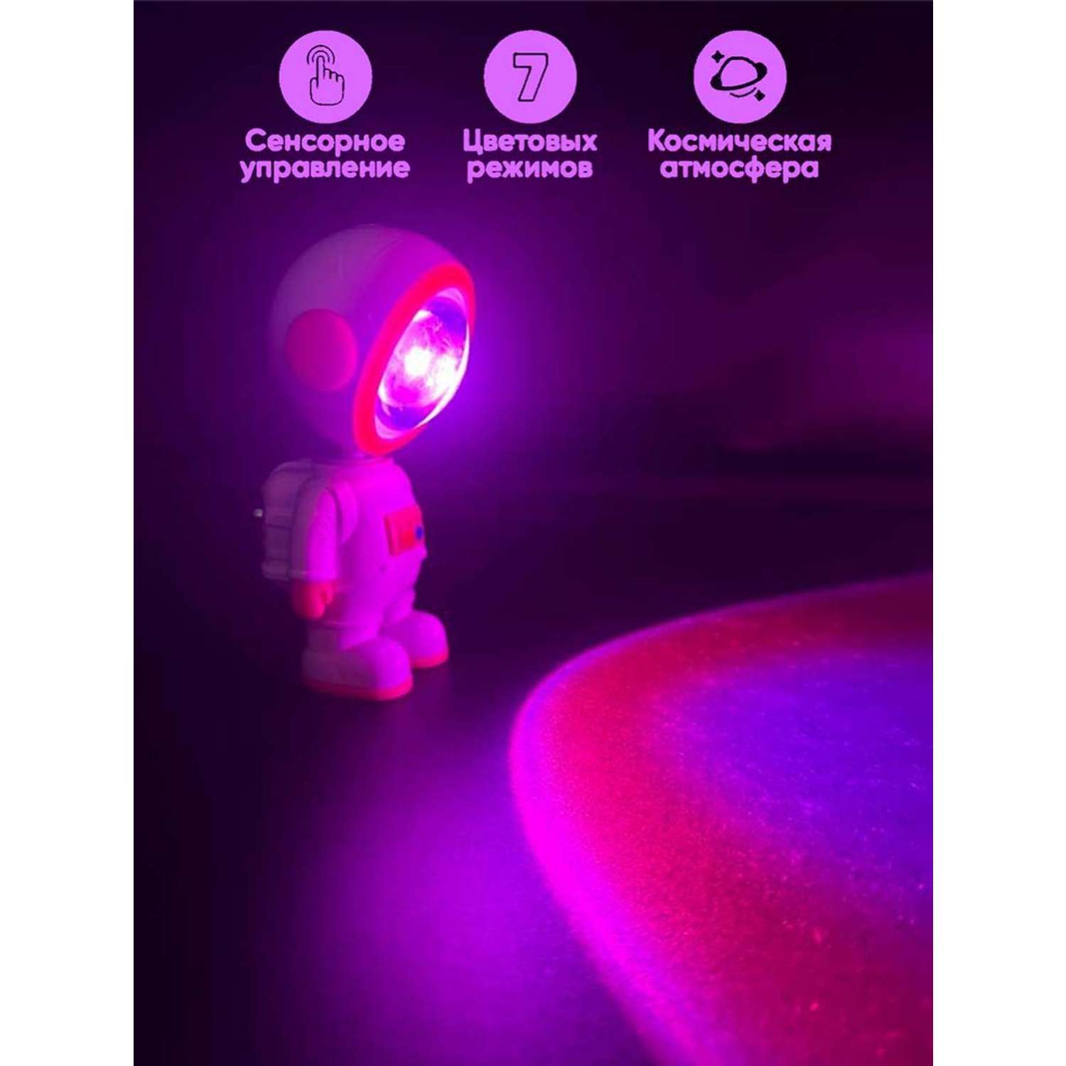 Лампа заката настольная LATS детская светодиодная айробот - фото 4