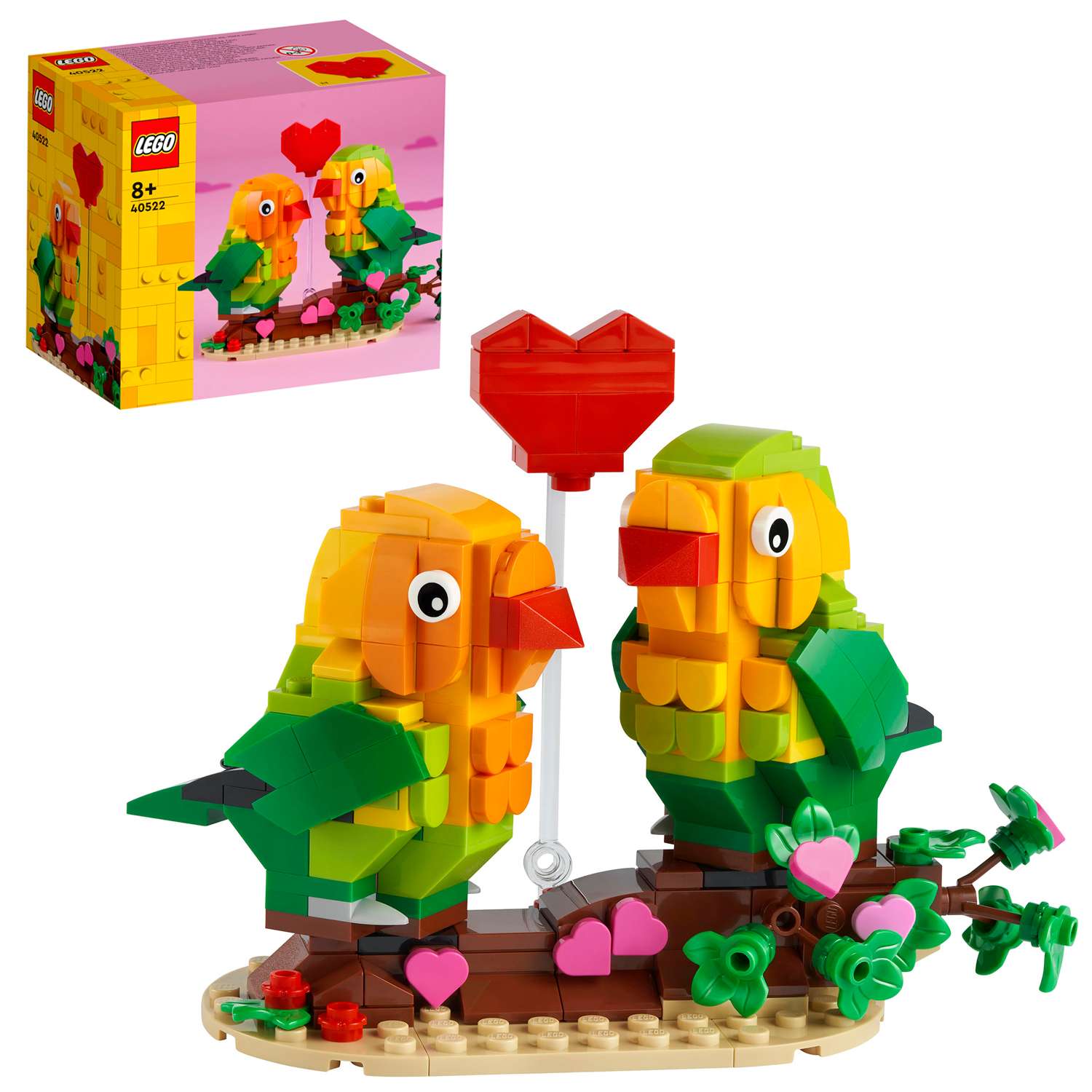 Конструктор детский LEGO Ideas Влюбленные пташки 40522 - фото 1