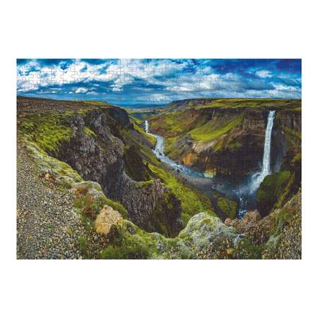 Пазл Dodo Водопад Хайфос. Южная Исландия 500 элементов 47х33 см