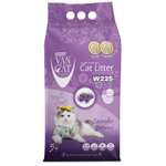 Наполнитель для кошек Van Cat Lavender комкующийся лаванда 5кг