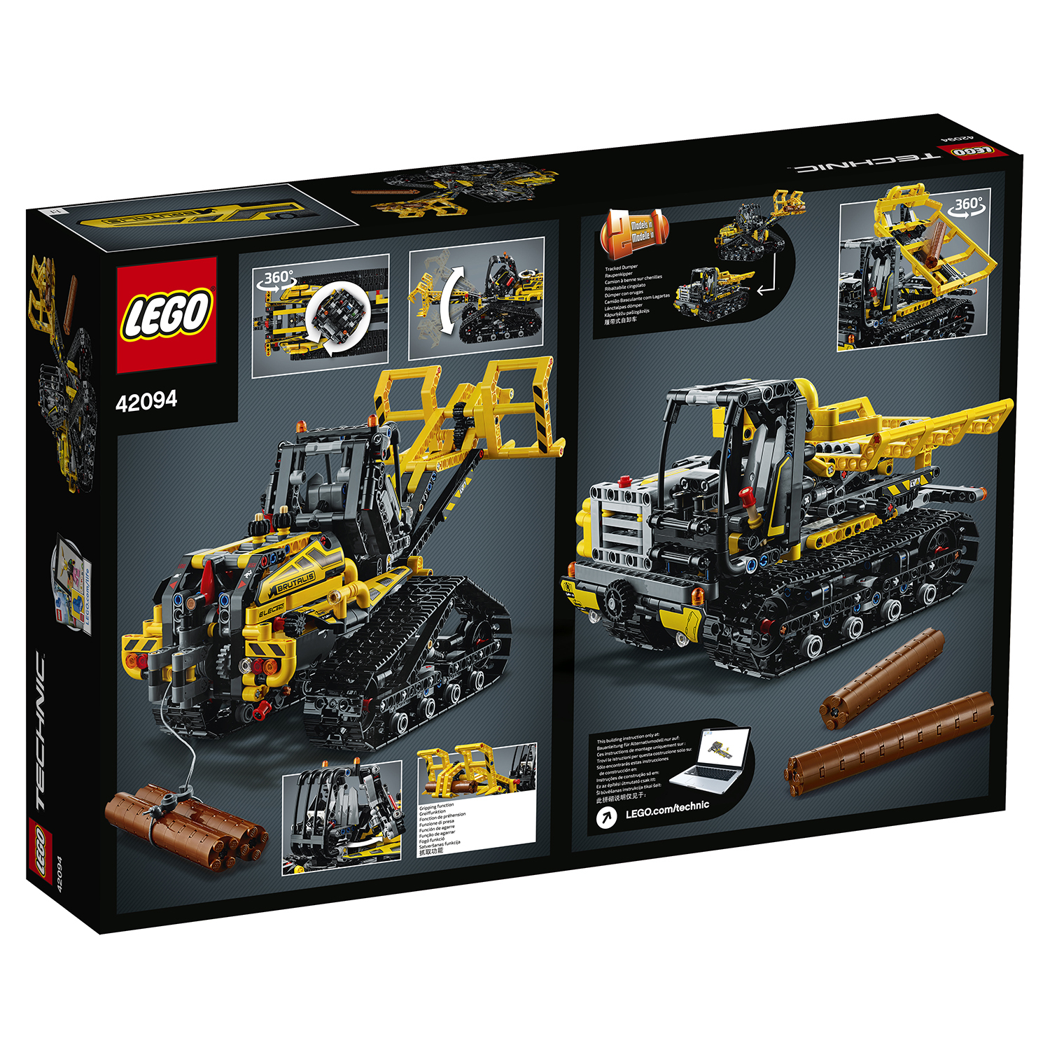 Конструктор LEGO Technic Гусеничный погрузчик 42094 - фото 3