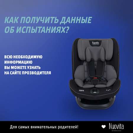 Автокресло Nuovita Maczione N123i-2 Тёмно-серый