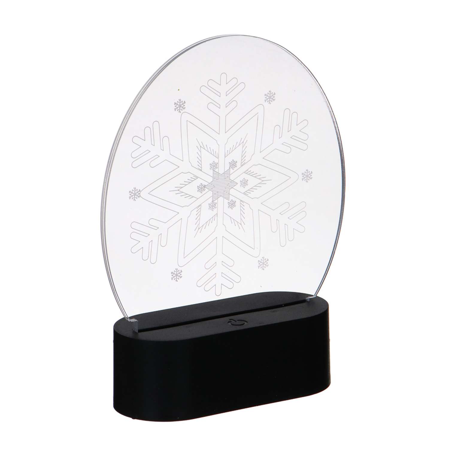 Светильник декоративный Сноубум в виде Снежинки с LED подсветкой - фото 3