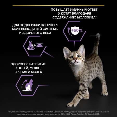 Корм для котят PRO PLAN стерилизованных лосось 400г