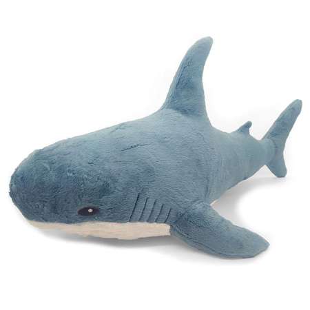 Мягкая игрушка МАЛЬВИНА Акула 60 см синяя