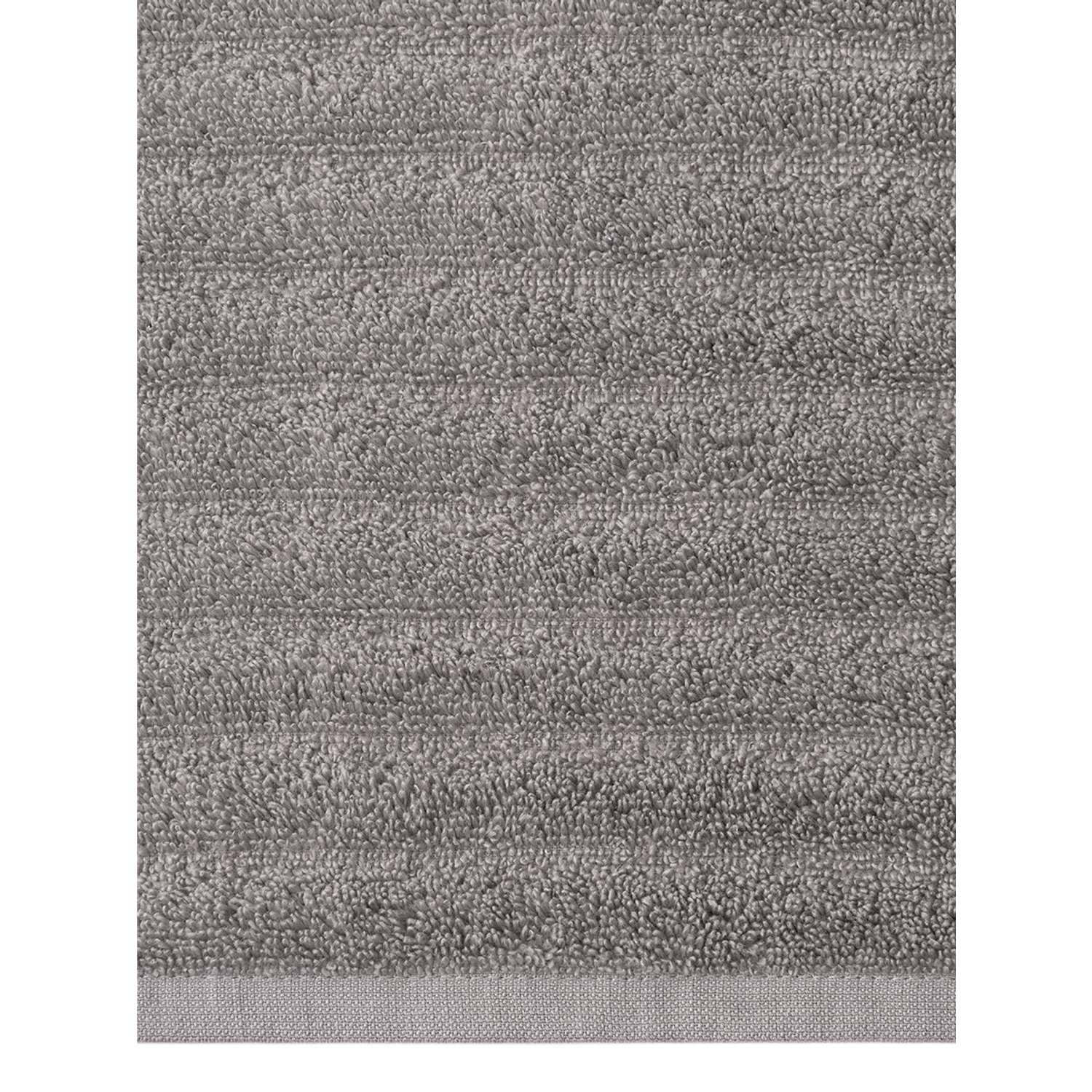 Полотенце махровое LUCKY Волна 40x60 см 100% хлопок серый - фото 5