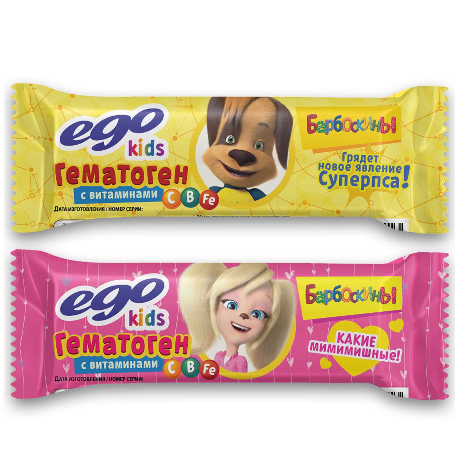 Гематоген Ego Kids детский с витаминами 35г в ассортименте - фото 1