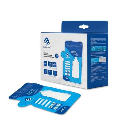 Пакеты Matwave для хранения грудного молока 25 шт