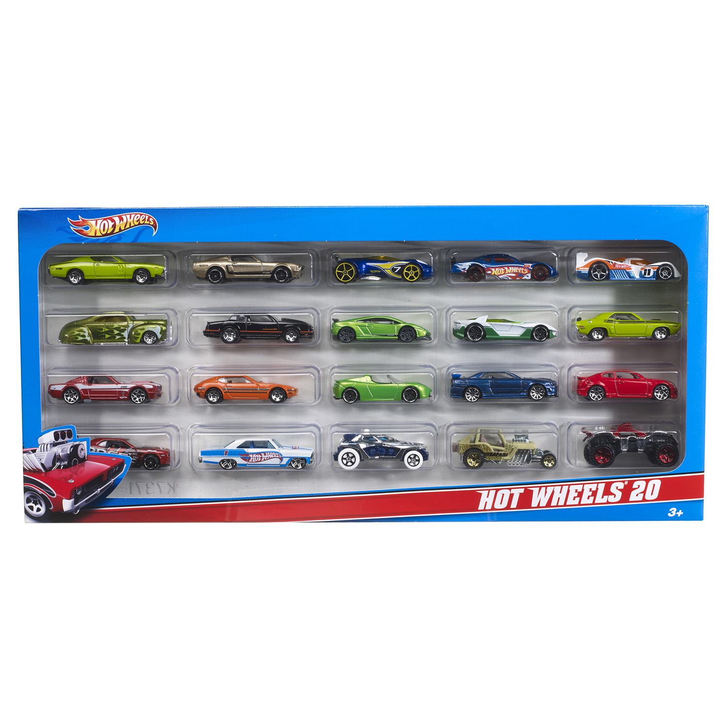 Набор Hot Wheels Базовые машинки 20 шт в ассортименте H7045 - фото 7