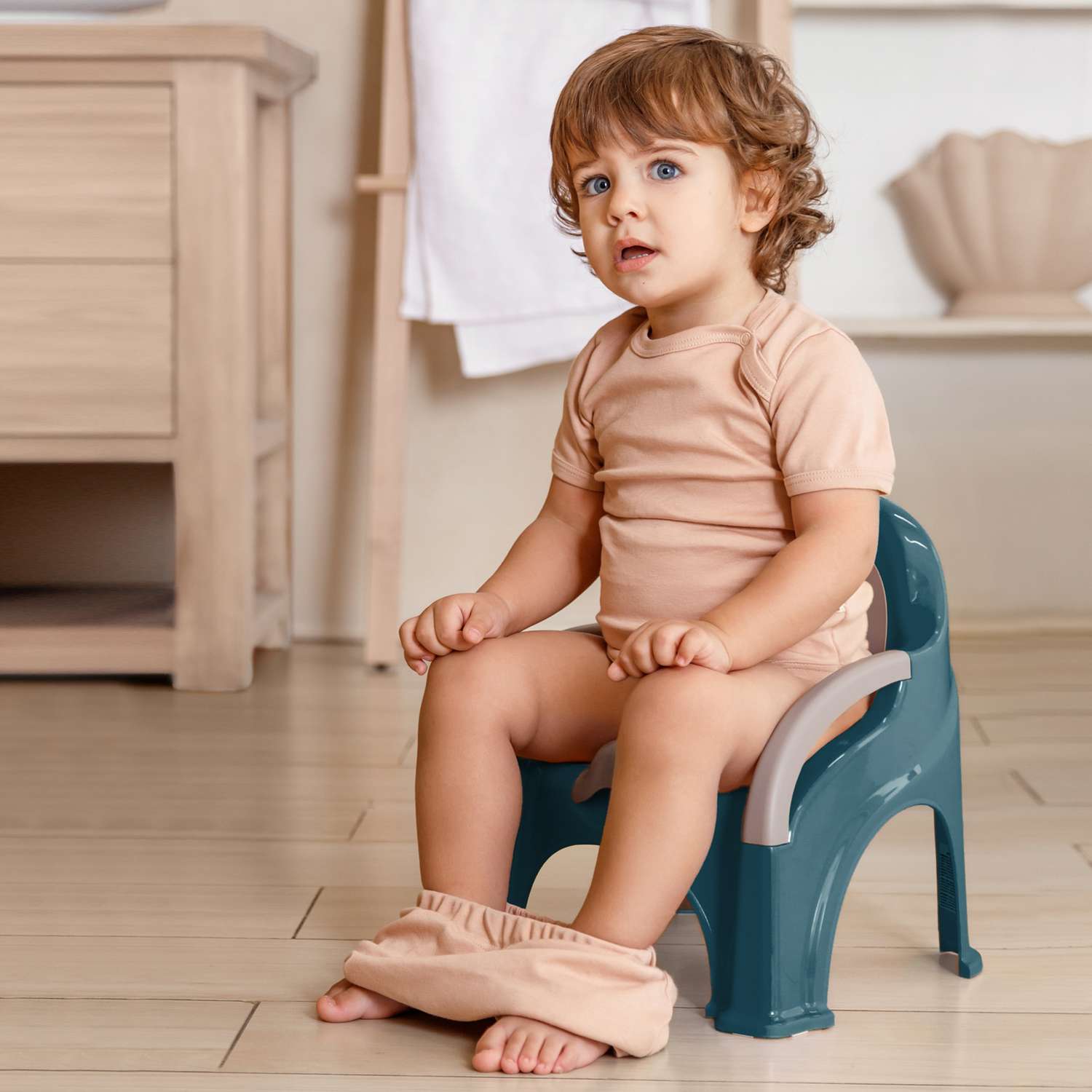 Горшок-стул AmaroBaby Baby chair бирюзовый - фото 1
