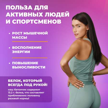 Протеиновый батончик FIT AND JOY со вкусом манго набор 16 шт