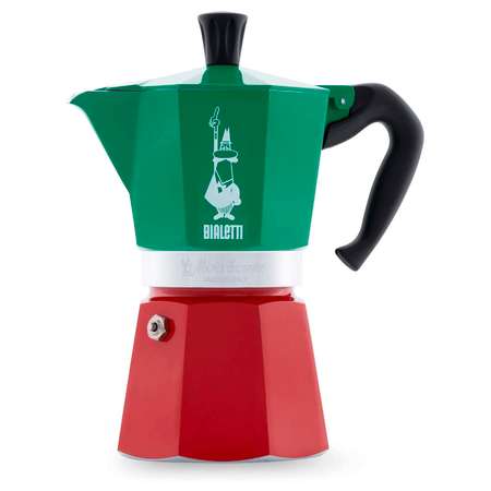 Гейзерная кофеварка BIALETTI Moka Express триколор 6 порций