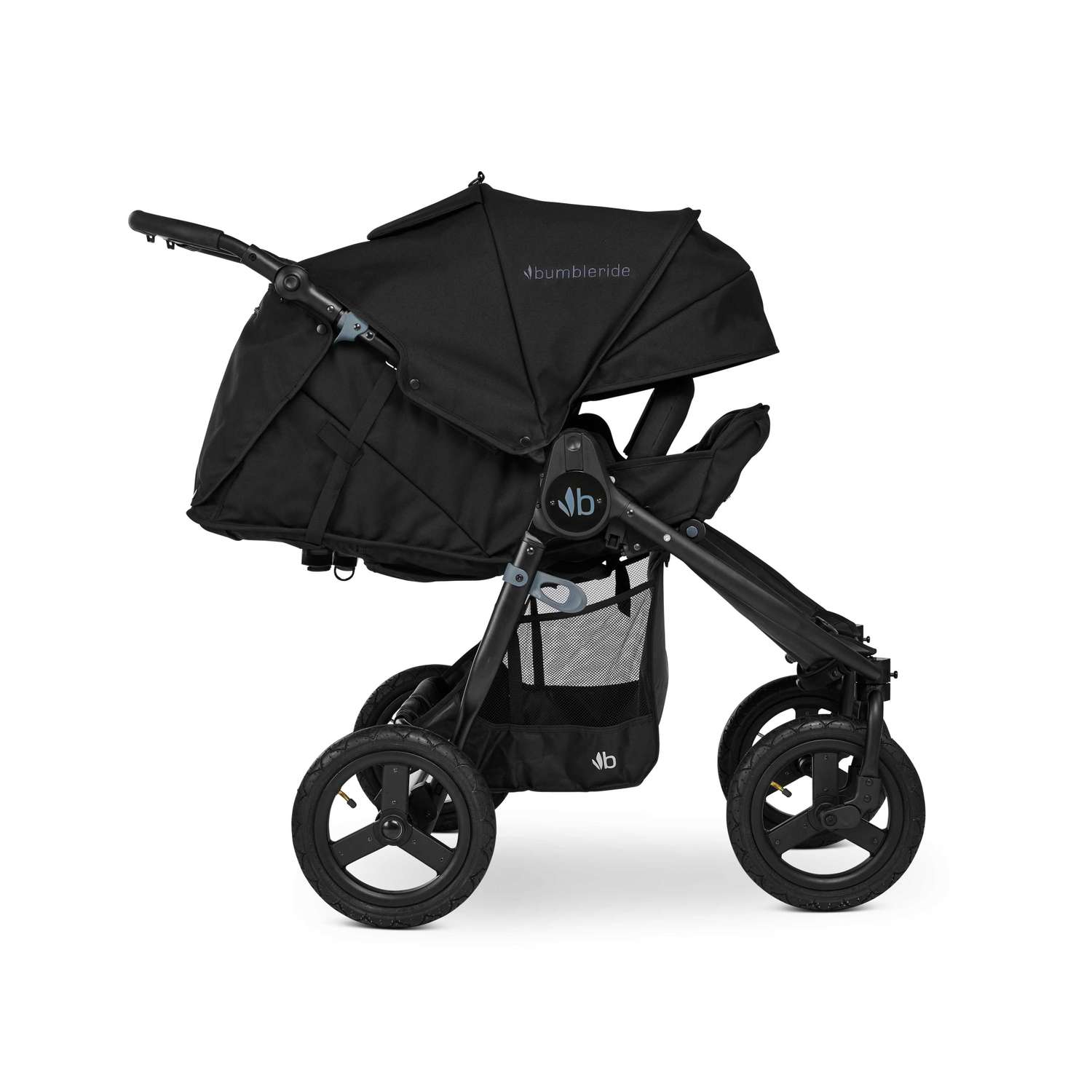 Коляска Bumbleride Indie Twin Black - фото 3