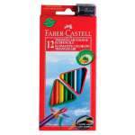 Карандаши цветные Faber Castell Eco с точилкой 12шт 120523