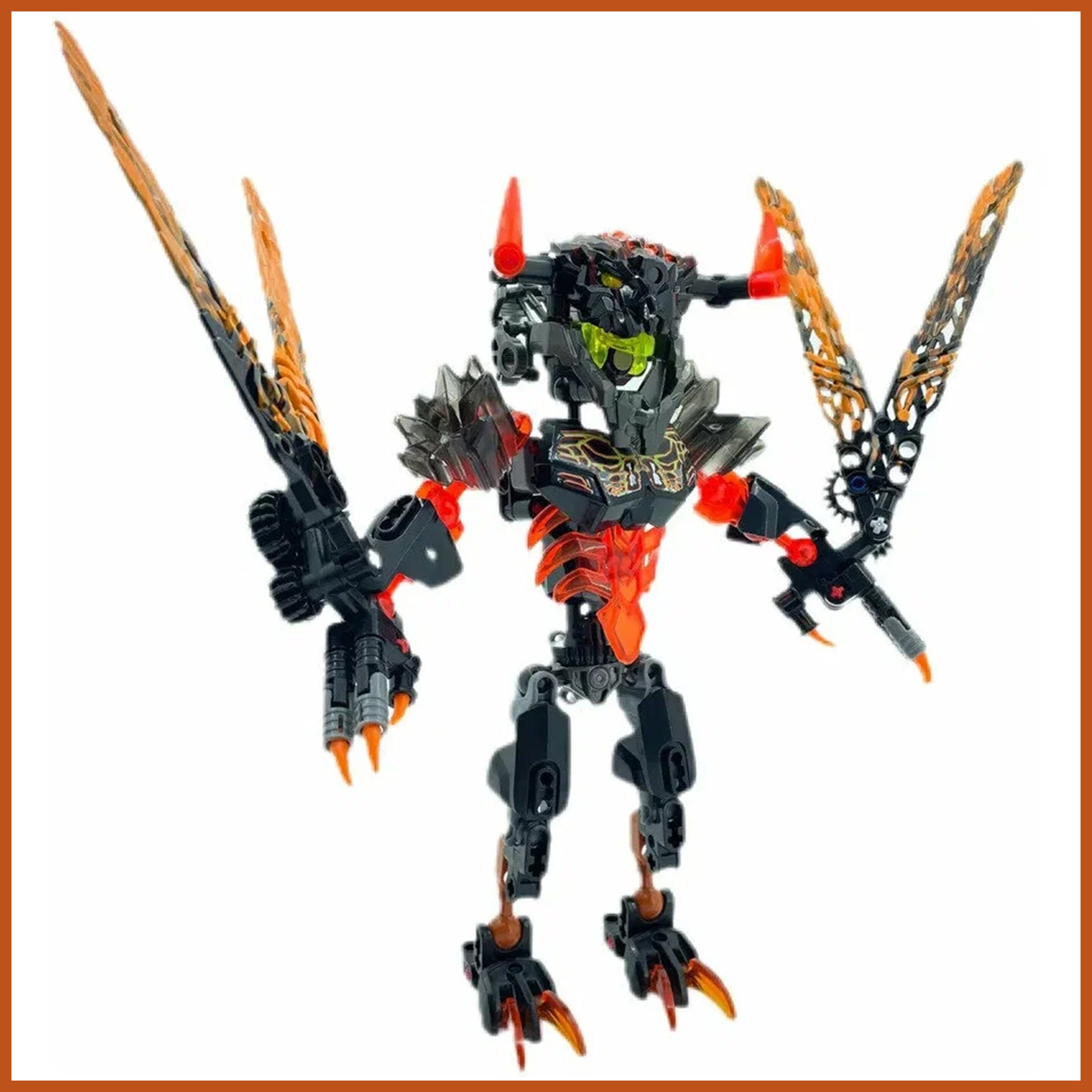 Игрушка LX Конструктор Bionicle Лава монстр 114 деталей - фото 7